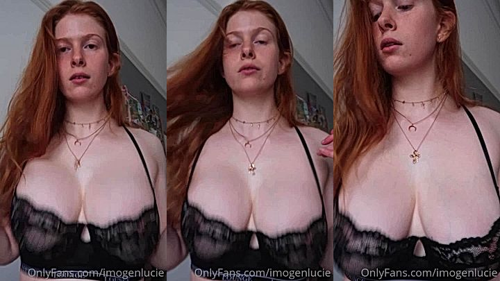 onlyfans british model Imogen Lucie jiggles her big tits