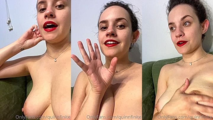 model QuinnFinite flashes her big boobs just for you