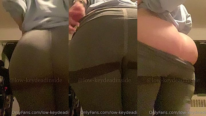 busty goddess LowKeyDeadInside shaking her big ass while undressing slowly onlyfans leak