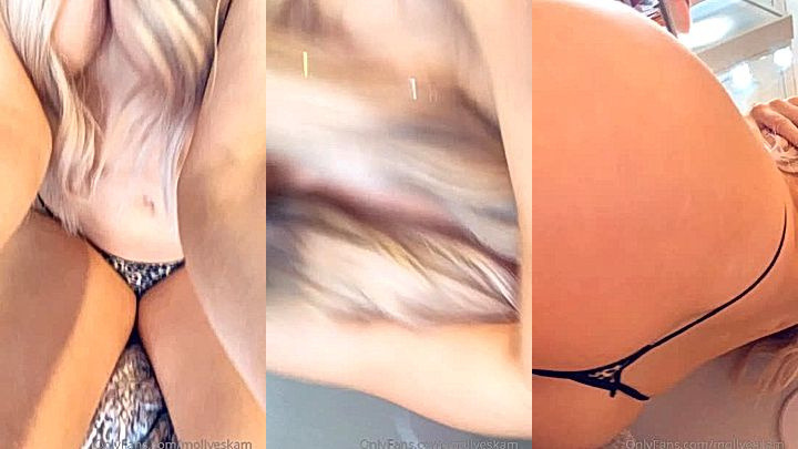 hot naughty tease with Molly Eskam, watch how her juicy tits bounce