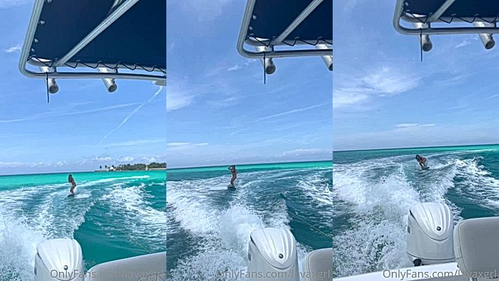 american sexy model Lavaxgrl goes water surfing big ass