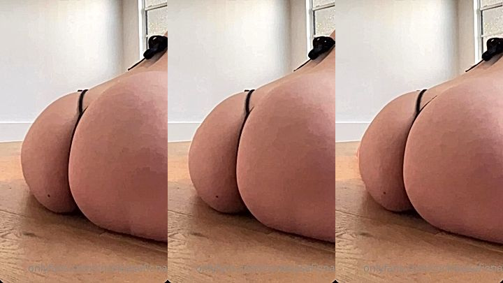 onlyfans model Mama Fiona shakes her big ass on the floor