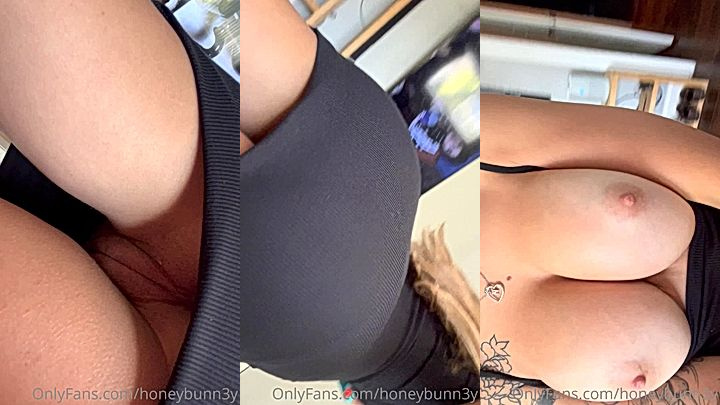 onlyfans modelKaitviolet touches her big bare tits