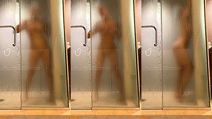 onlyfans leak video of K8sarkissian rubs big ass in the shower