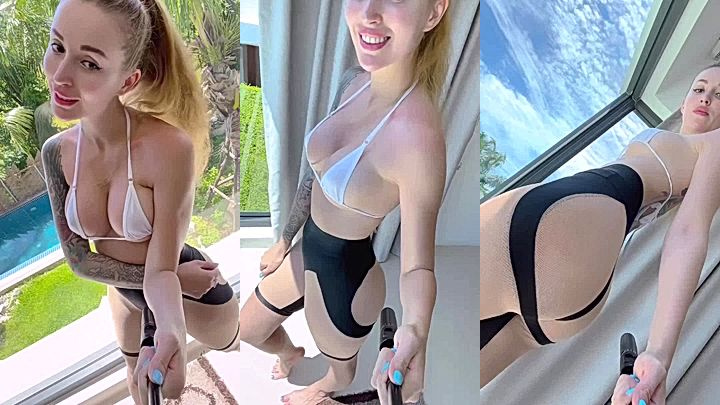 big tits Lera Himera checking out new fit onlyfans