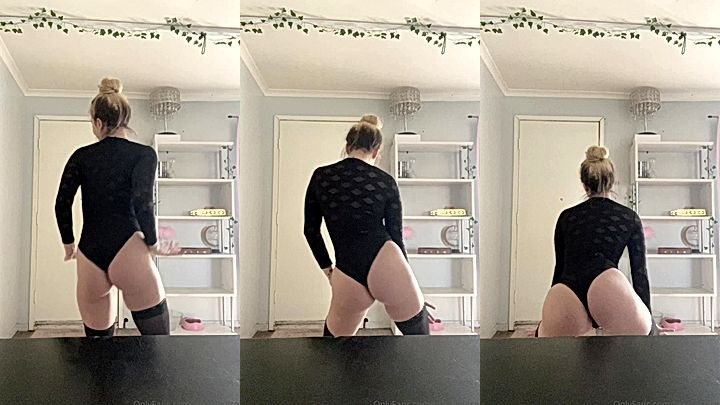 sexy damsel Bree Louise shakes her big ass in this video