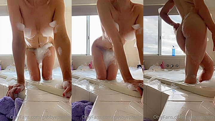 naughty godess runs her hand over her hot sexy boddy, Gabby Epstein tease video