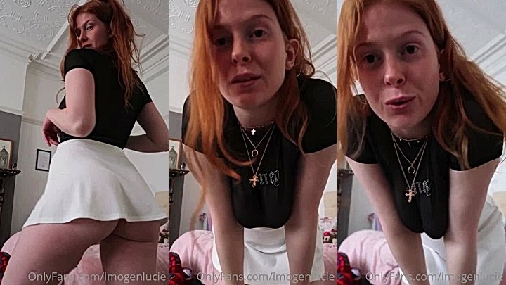 watch that ass wiggle in a tennis skirt, Imogen Lucie video