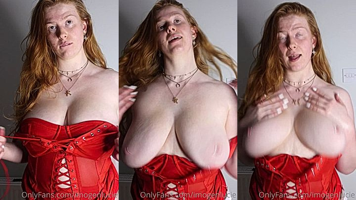 big breast stepsis Imogen Lucie bouncing her boobs naked onlyfans