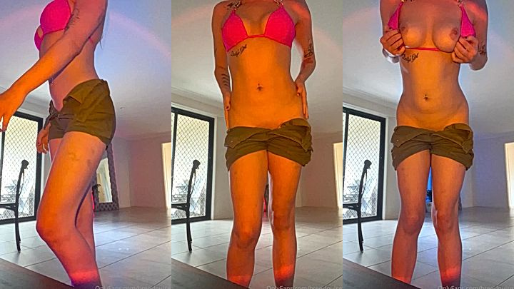 nasty hoes slwoly take off her clothes and squeeze her bigtits hard, Bree Louise leaked onlyfans