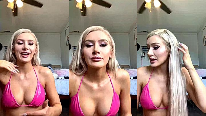 nasty american model Molly Eskam grabs her big tits with both hands and rubs till she cums
