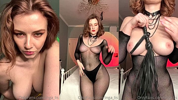 leaked video of small tits model Inga Lis got horny and rubs her clits
