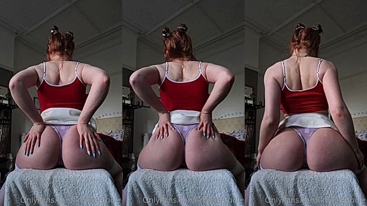 hot sulry model Imogen Lucie solo tease, watch her making you beg for her to wiggle her ass