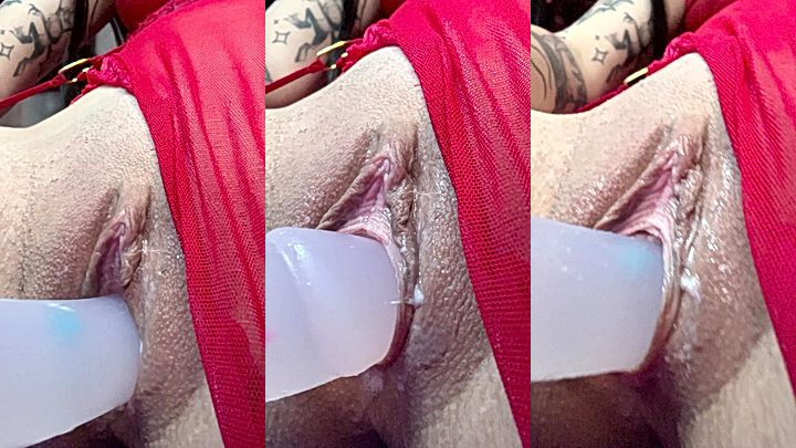 sexy doll Nonsalemwitch having a hard sex with her dildo what to replace the dildo and fuck her for real