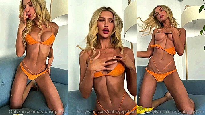 leaked video of hot slut Gabby Epstein grabbinmg her soft breast