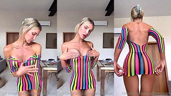 nasty bad bitch Gabby Epsteinslowly turn around to show you her ass