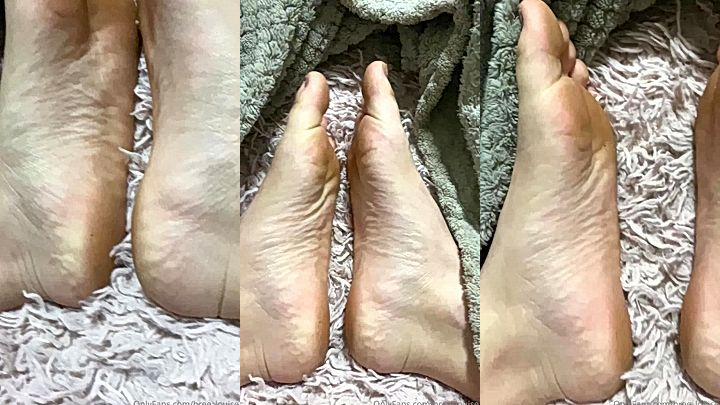 busty onlyfans model Bree Louise feet teasing, wanna suck her neat toes
