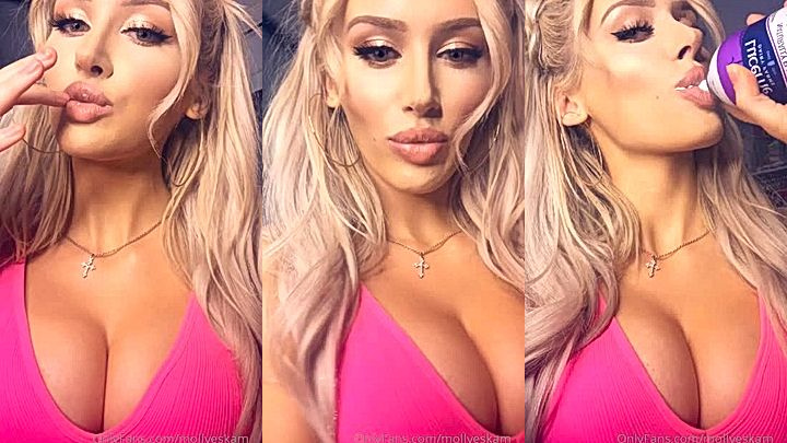 hot body, perfect boobs naughty slut Molly Eskam in full tease mode, watch till the end