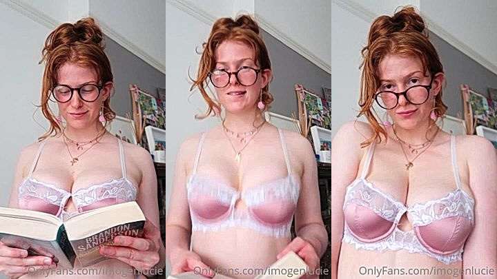 book reading stepsis Imogen Lucie with an amazing breast onlyfans leak