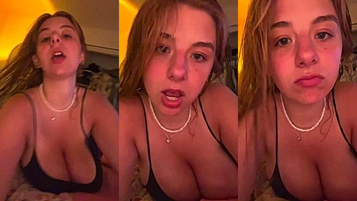 hot freaky slut  Lynntoria showing off her chest smiling