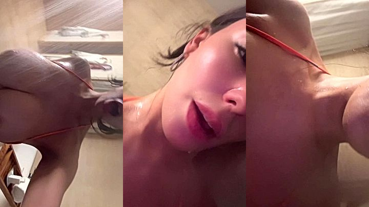 hot amazing chick moans really hard while touching  her sexy body leaked onlyfans video