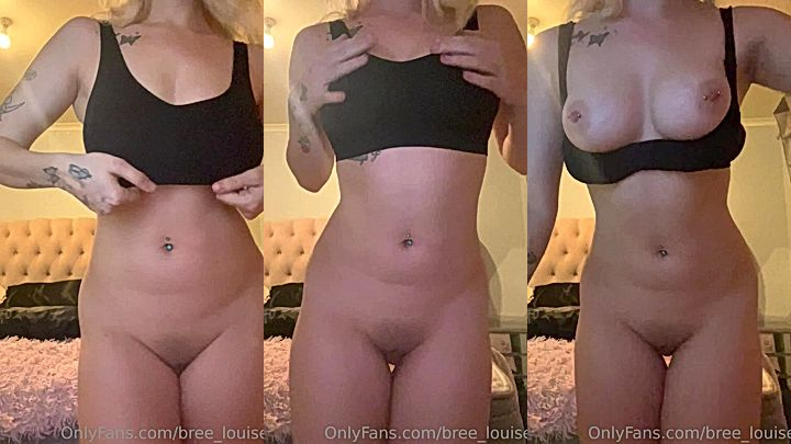 naked hoes Bree Louise rubs her big nasty body