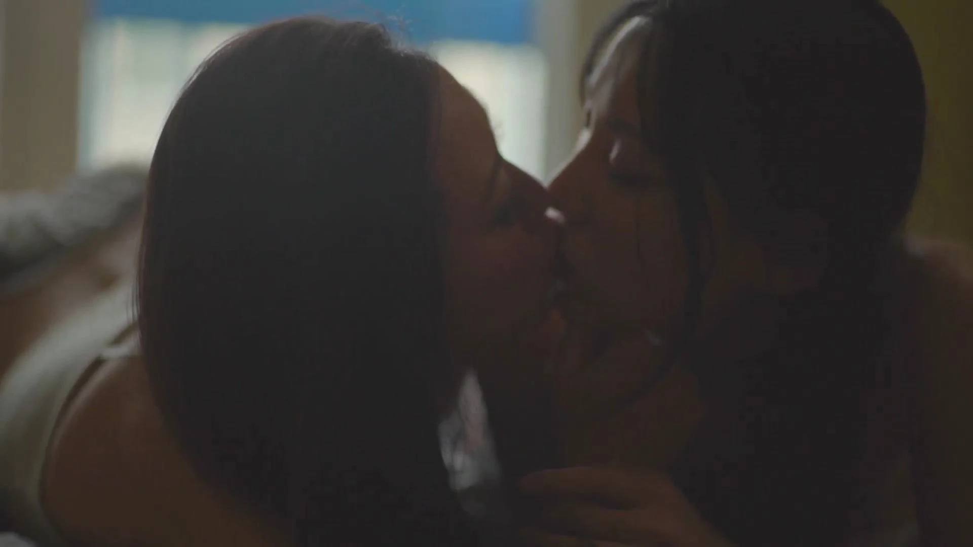 bratty girl June Liu gets dominated by her GF onlyfans leak sextape video
