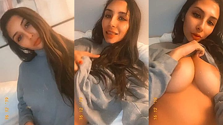 sexy freak Gianna Dior tease with her big tits want to help her squeeze it hard