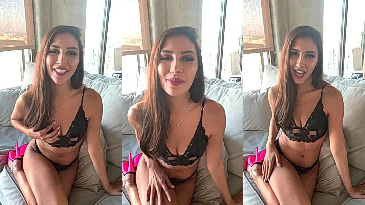 horny stepsister Gianna Dior shows her huge tits in lingerie