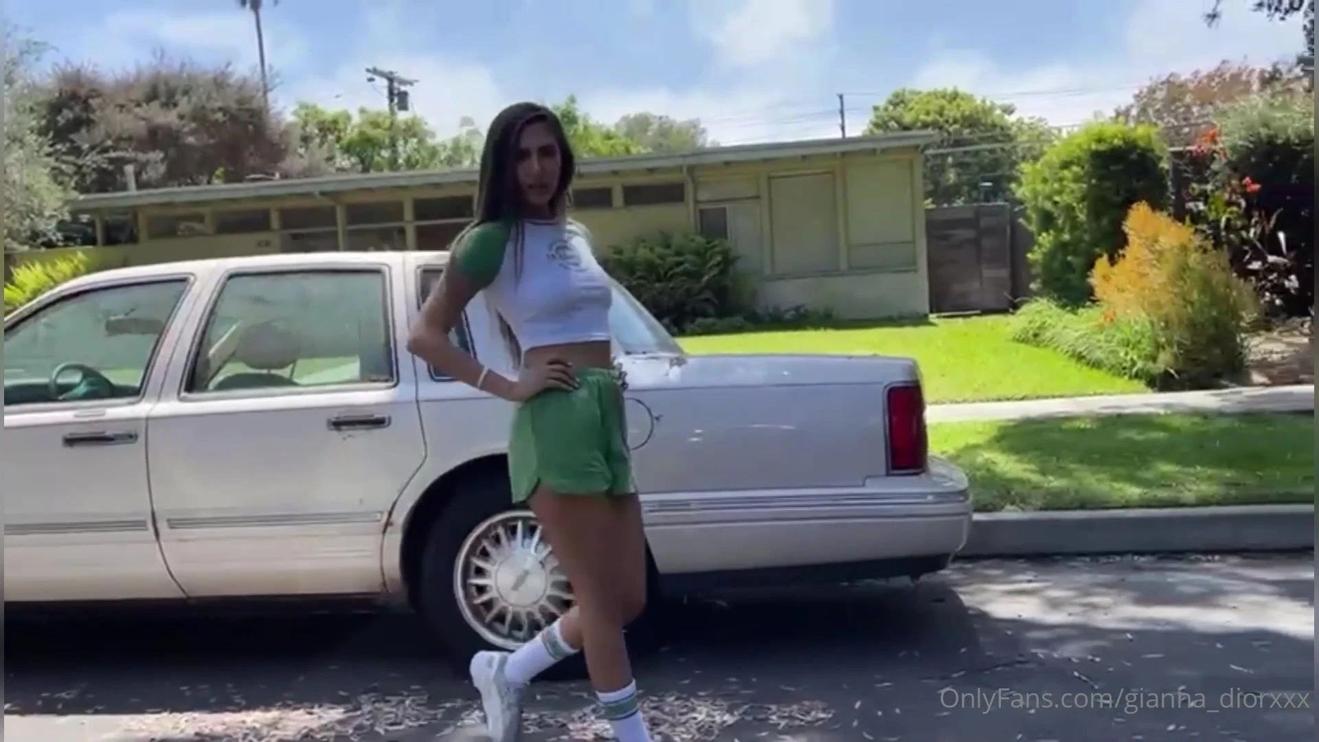 nasty doll Gianna Dior clip of her get fuck for damaging a old man car