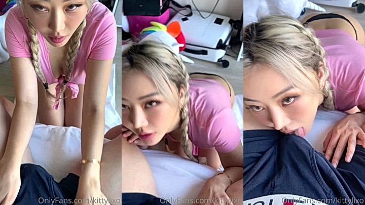 Kittylixo is having a great time teasing her lover