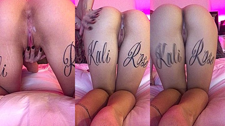 sexy naughty girl Kali Roses liked her dildo before she stroke it in her wet pussy