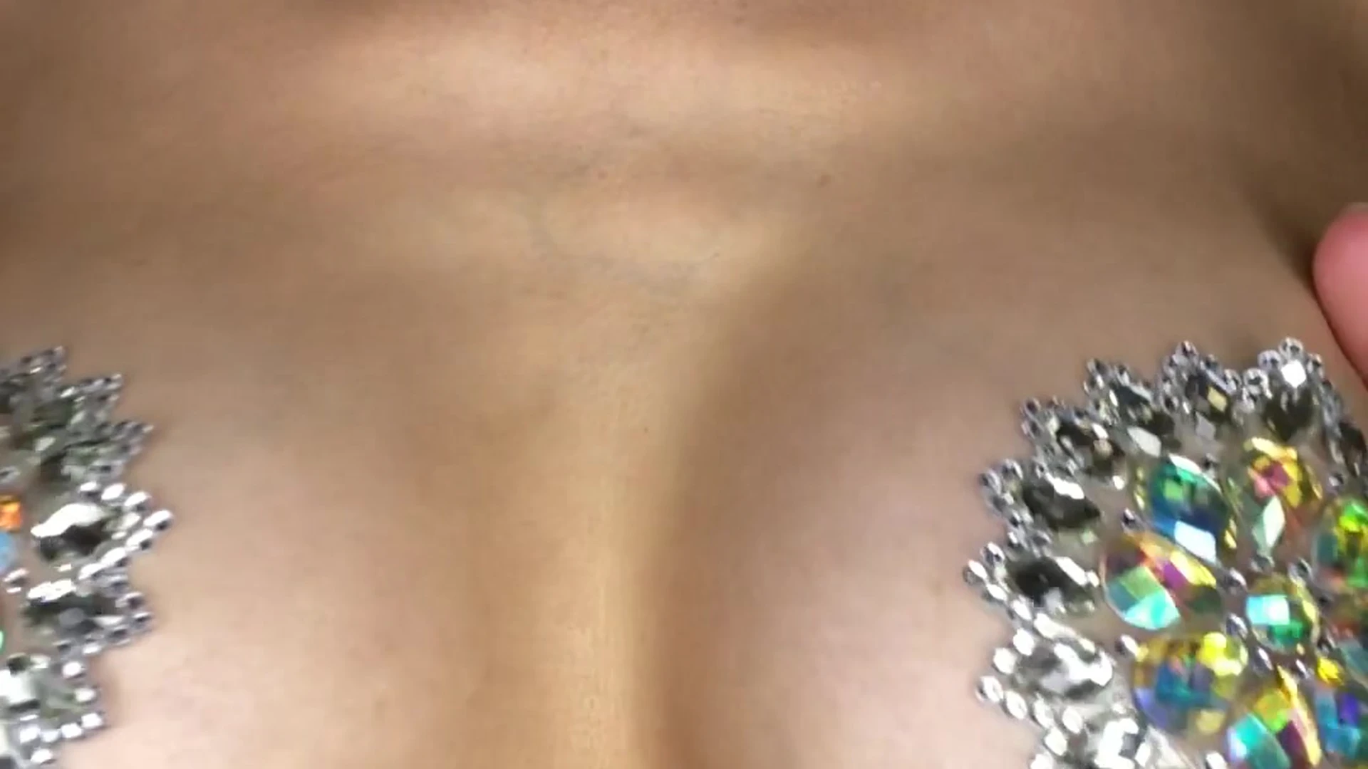 sexy mistress Goddess Amber teases yiu with her big boobs just the way you like