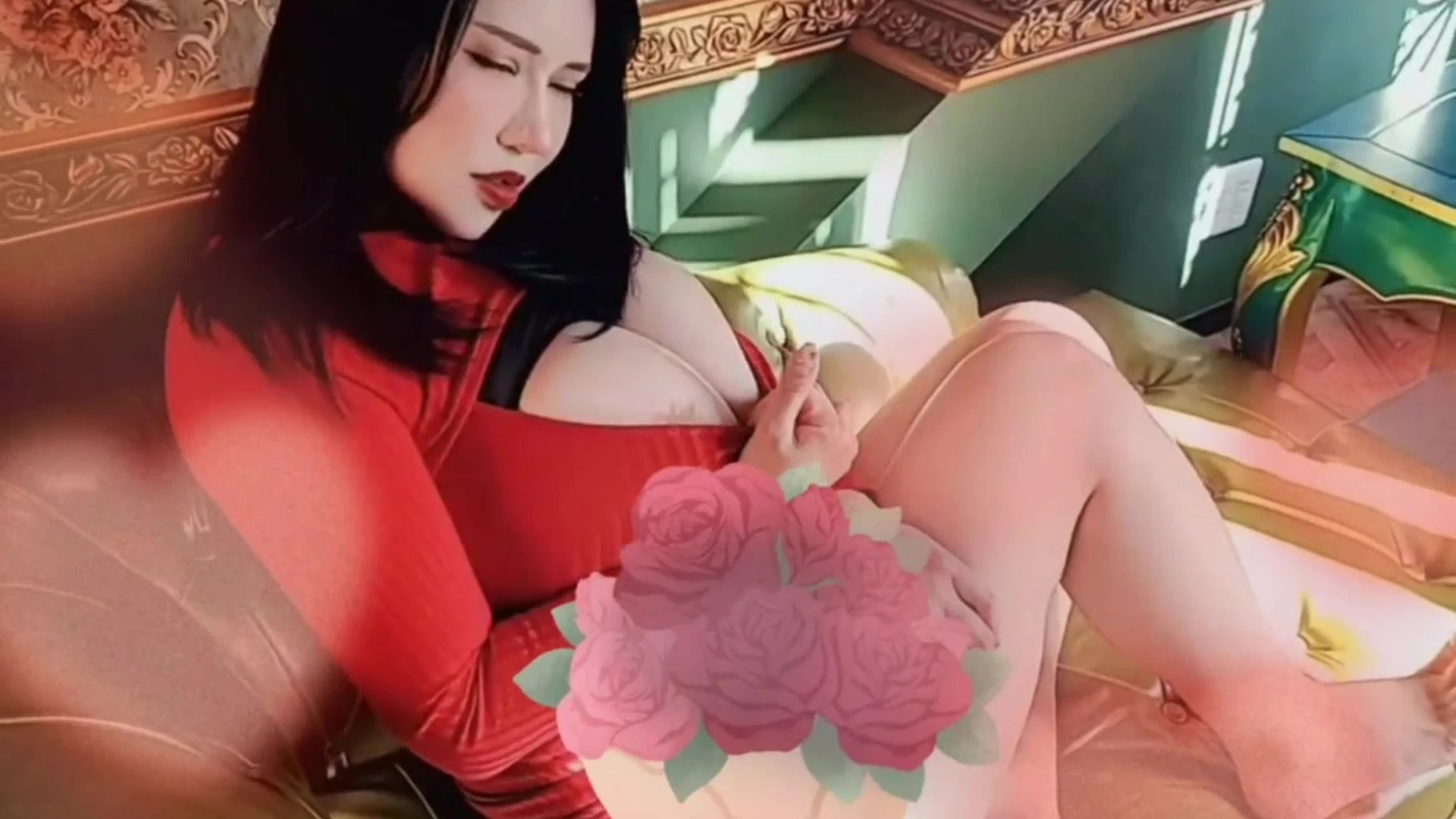 teasing video of onlyfans model Anri Okita shows her big ass and huge tits