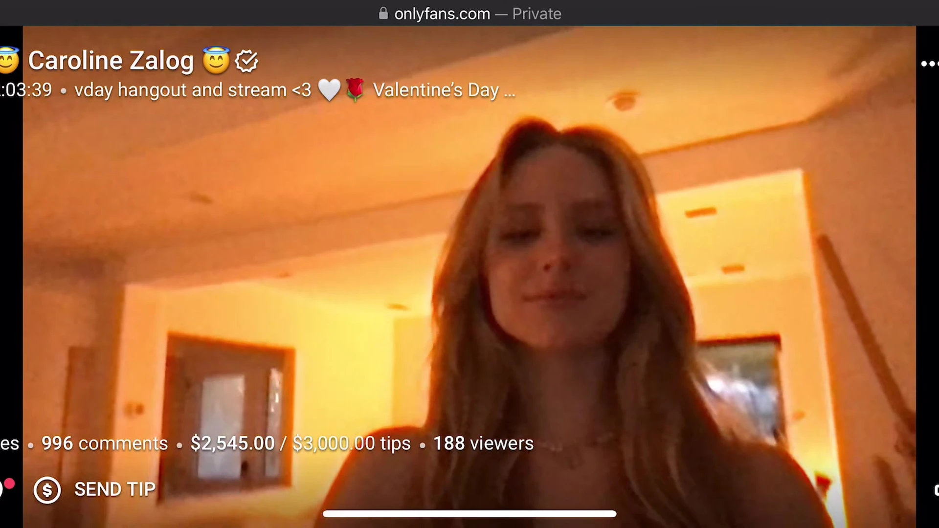sexy onlyfans model Caroline Zalog spread her pussy wide in this video for you to thrust
