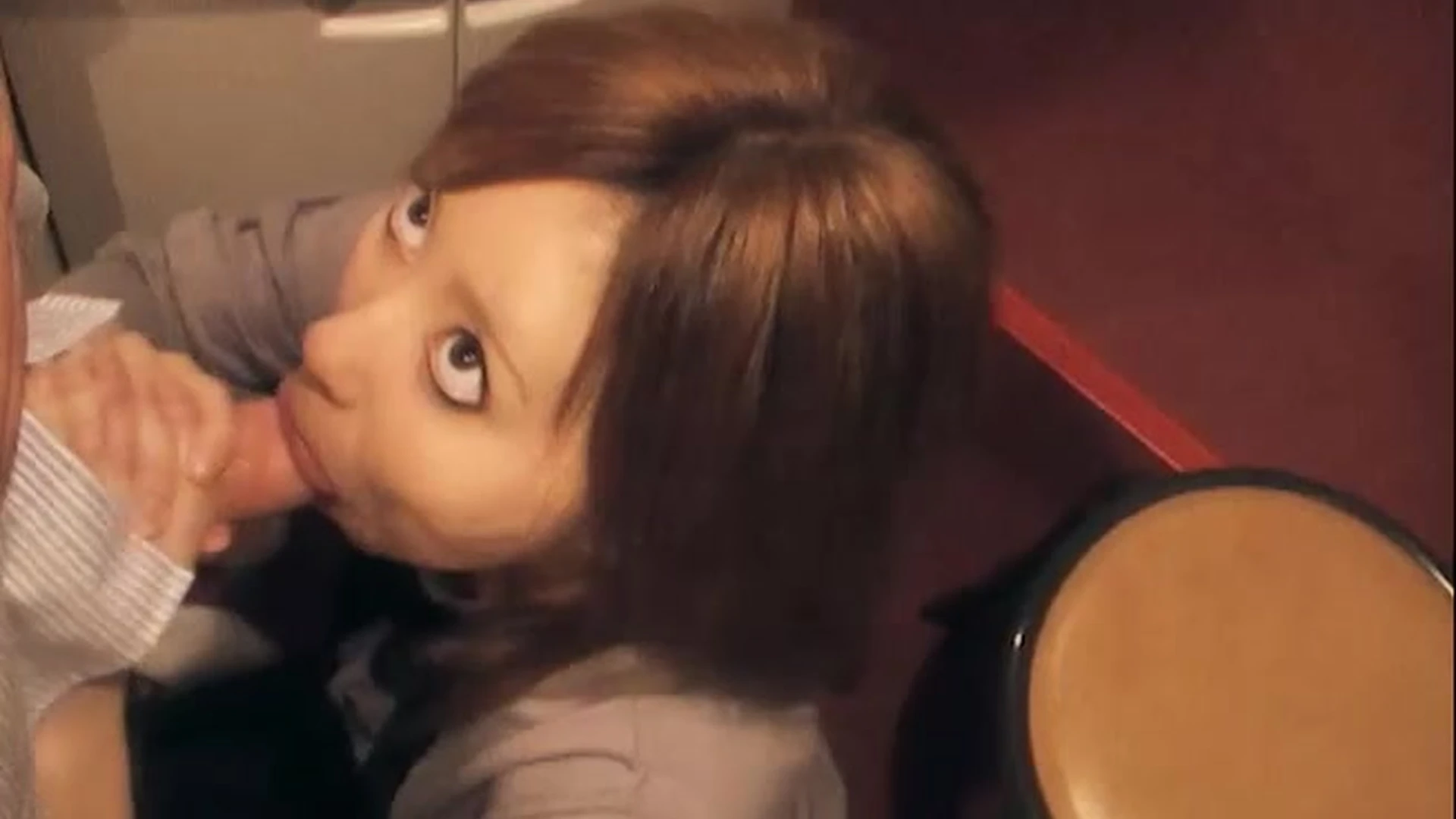 sexy asian baddie Mona gagging while sucking huge cock