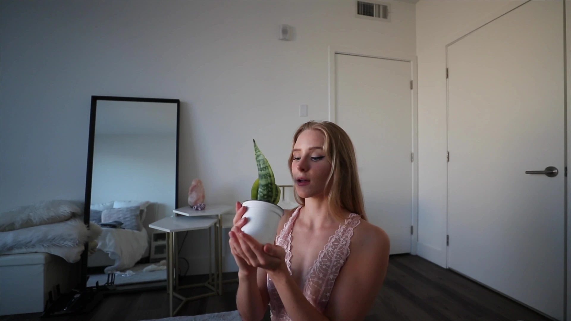Caroline Zalog leaked onlyfans no rules just her teasing in a room