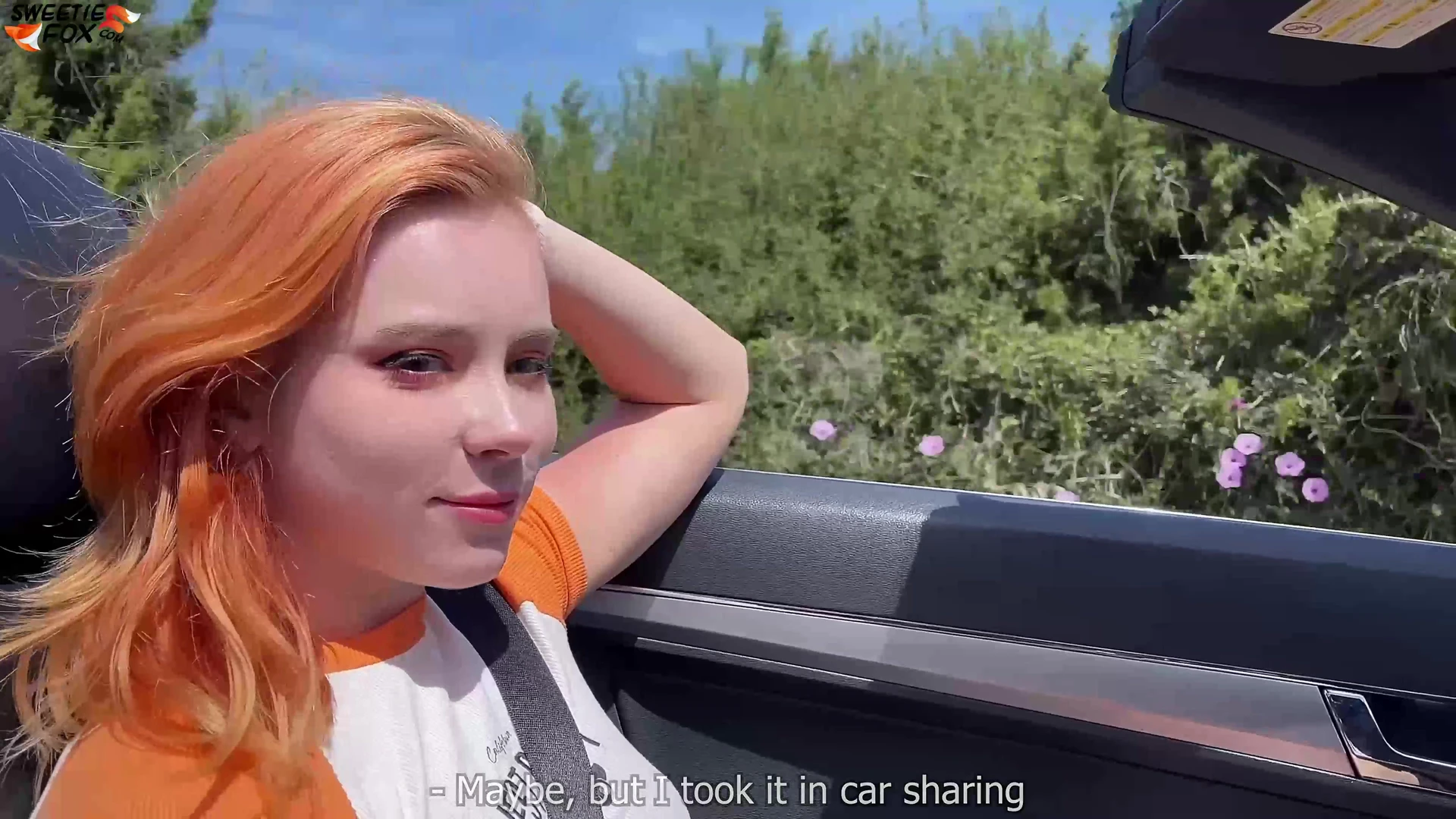 he parked soemwhere during our drive and fucked me hard and rough, Sweetie Fox leaked