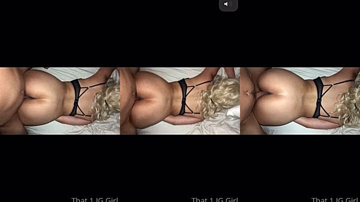 hot sexy horny big booty model That1iggirl big ass got clapped form behind
