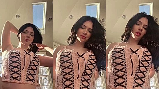 hot amazing chick touches her amazing tits to please her subscribers leaked onlyfans video