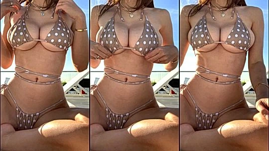 Sophie Mudd in her amazing top shows iff her boobs to her fans