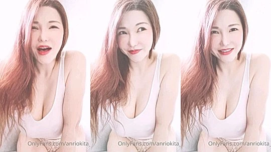 hot chick in her nude outfit is having a great time revealing her boobs to her fans leaked video