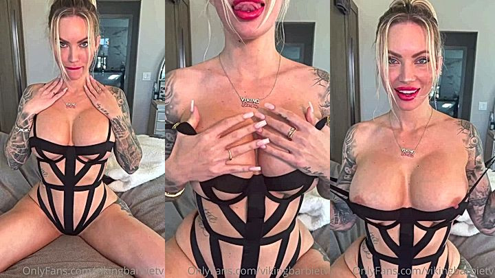 nasty diva Viking Barbie needs your full attention on her big tits onlyfans leak