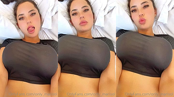 model Marisol Yotta jiggle her big boobies just for you