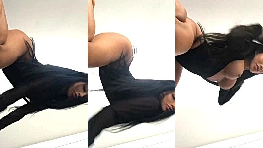 freaky big tits slut CJ Miles misbehaving on the floor