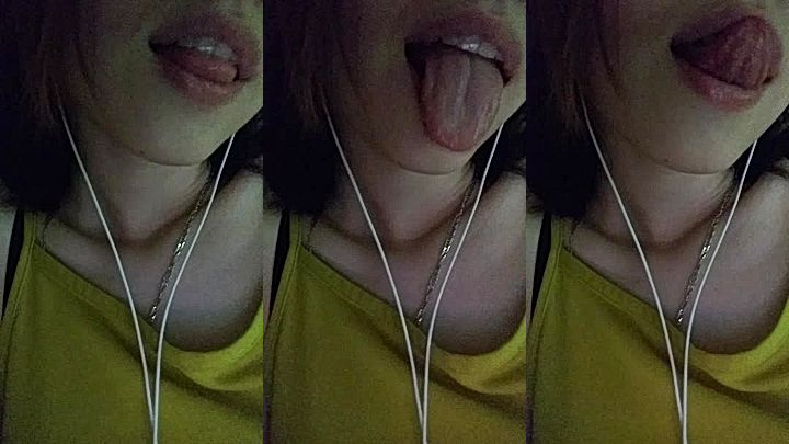 freaky horny with a sexy tongue