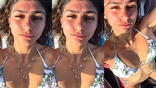 naughty hot bad babe lay on her back on the boat showing off her sexy body