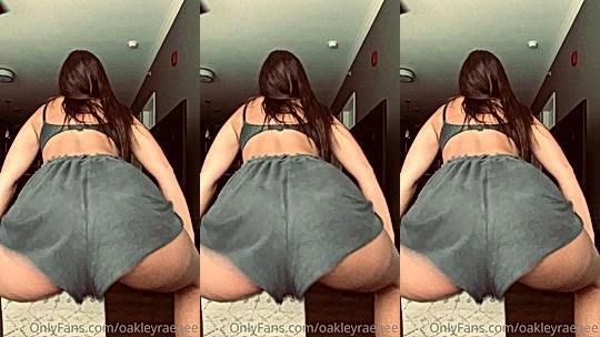 Oakley Rae is having fun shaking her big ass