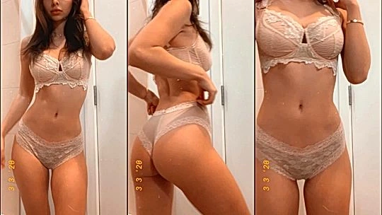 Sophie Mudd couldnt help but film her sexy boobs with her phone
