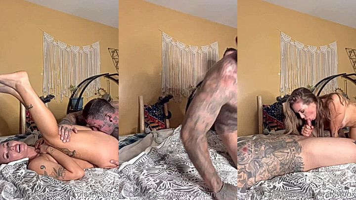 busty milf Nicole Aniston pussy eaten and drilled on bed leaked onlyfans sex
